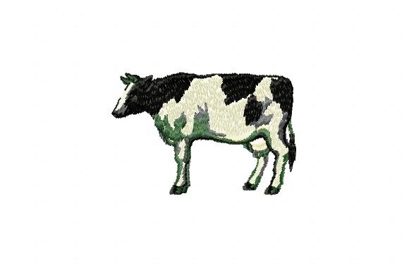 Black and White Cow: A Thoughtful Embroidery Choice for Personalized Gifts