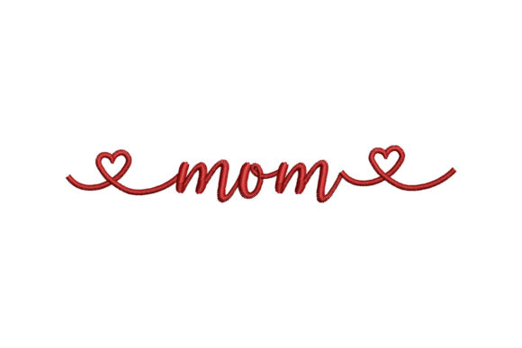 Mom with Hearts Embroidery Design Review