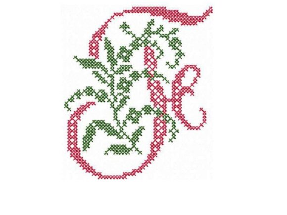 Monogram Letter F: A Boho Embroidery Staple