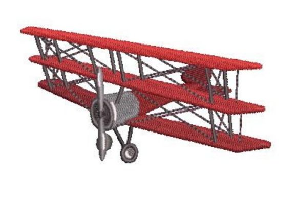 Red Vintage Triplane